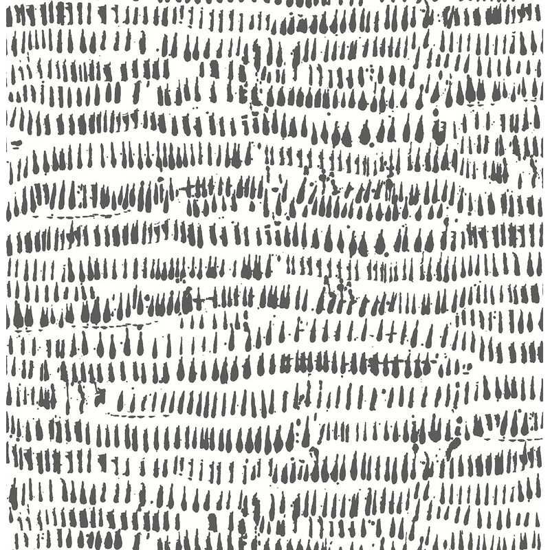 2764-24354 Runes Charcoal Brushstrokes Wallpaper