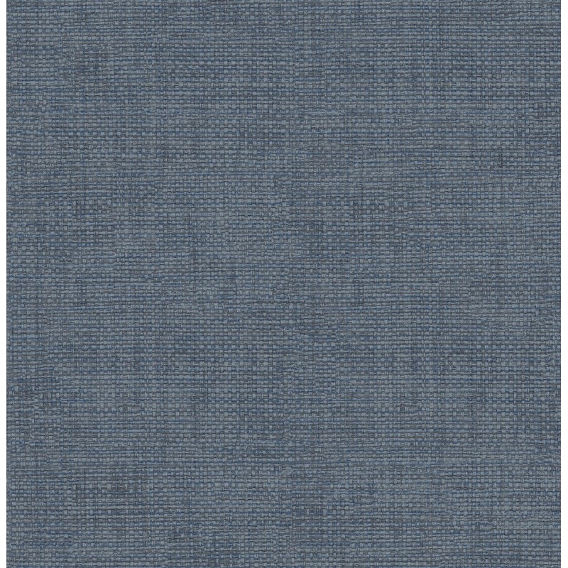 2767-003037 Twine Blue Grass Weave Wallpaper