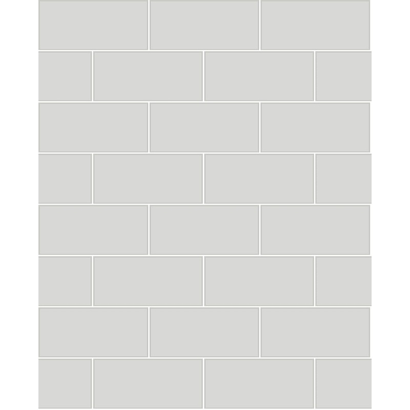 2767-23752 Galley Light Grey Subway Tile Wallpaper