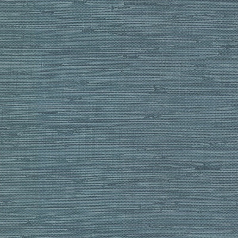 2767-24415 Fiber Blue Weave Texture Wallpaper