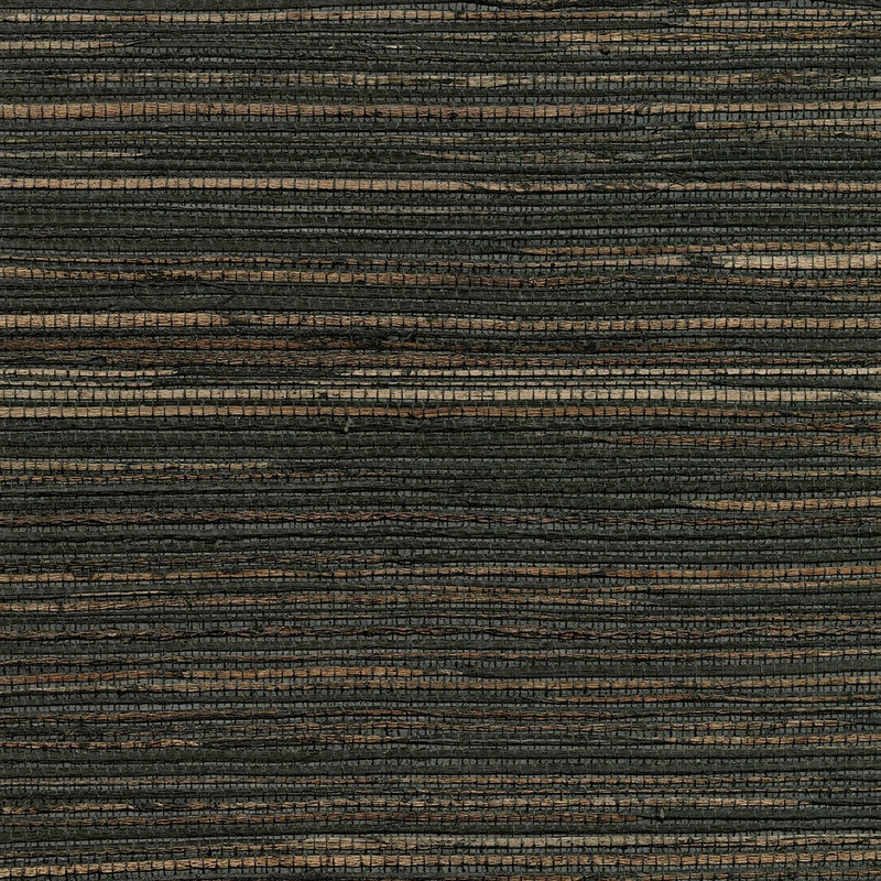 2732-80081 Shandong Charcoal Ramie Grasscloth Wallpaper