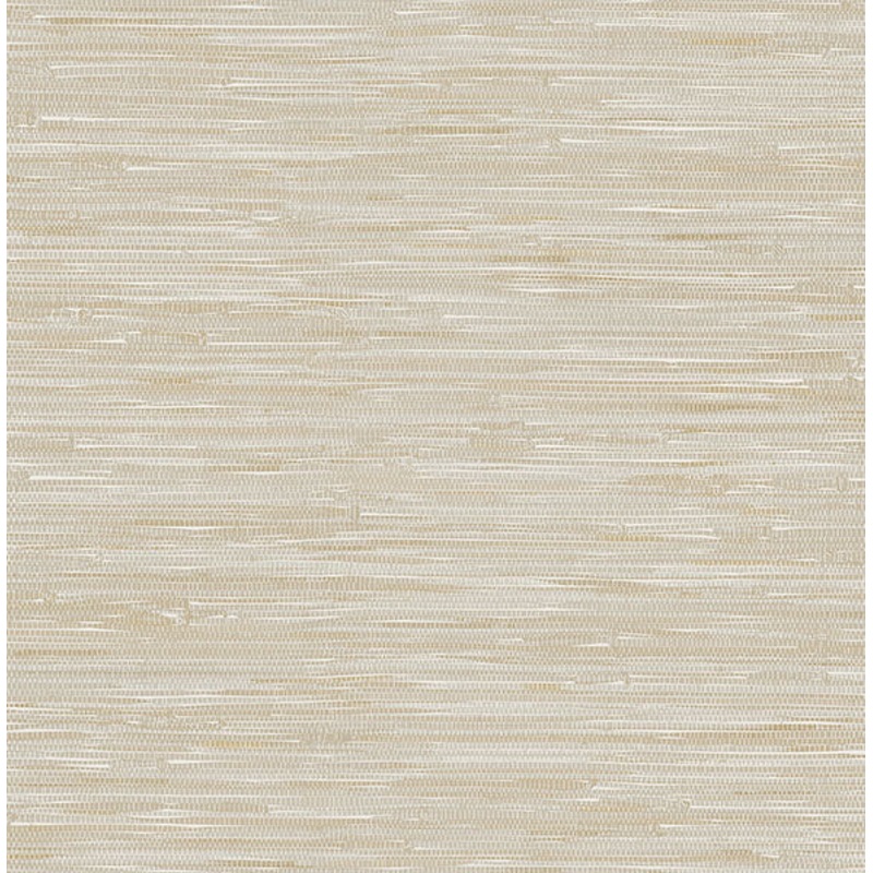 2766-22269 Poa Taupe Faux Grasscloth Wallpaper