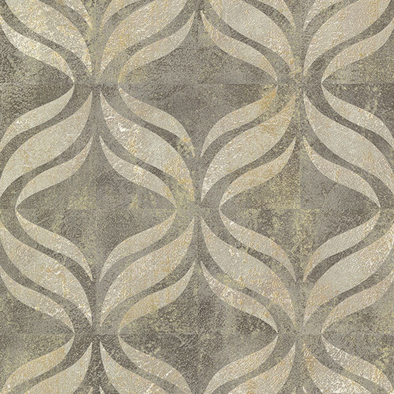 2766-24429 Beallara Taupe Ogee Wallpaper
