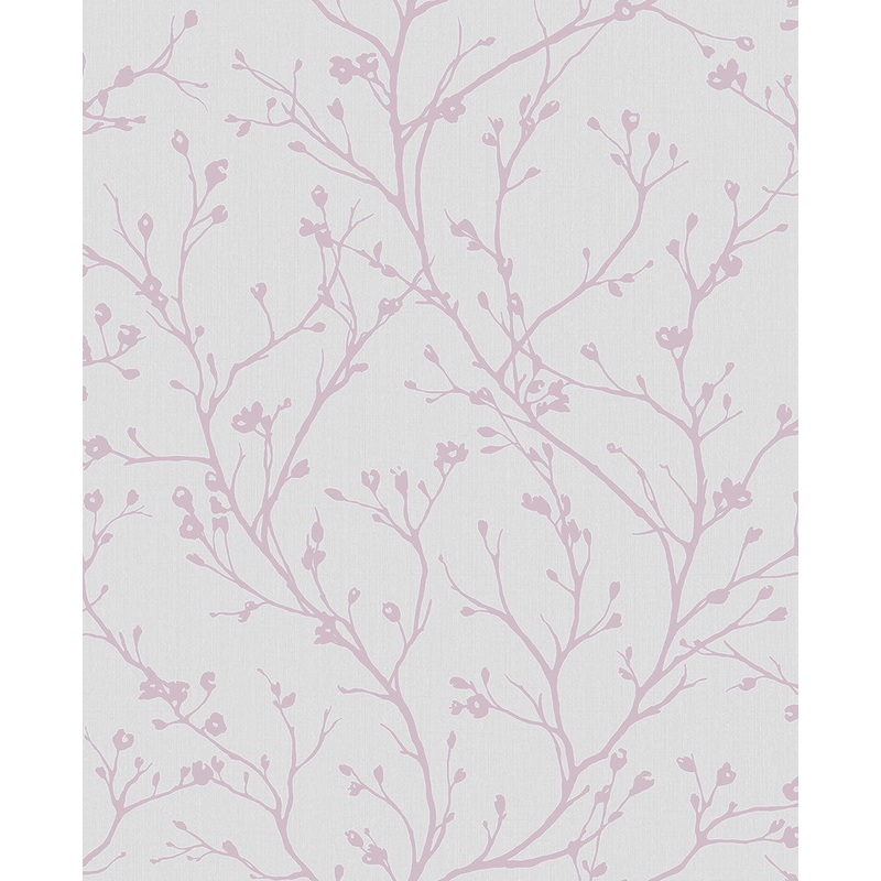 2766-42035 Orchis Lavender Flower Branches Wallpaper
