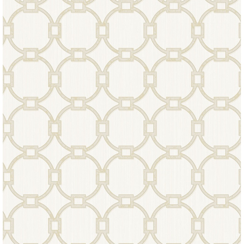 2766-002545 Monte Carlo Off-White Links Wallpaper