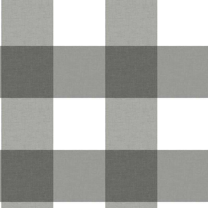 Selah Black Gingham Wallpaper