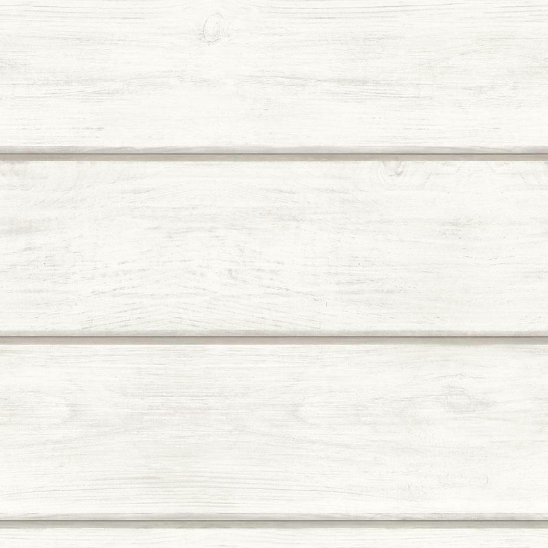 Susanna Off-White Wood Planks Wallpaper