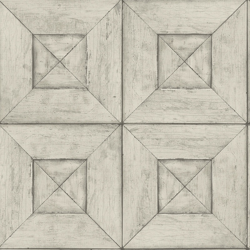 Verity Light Grey Wood Wallpaper
