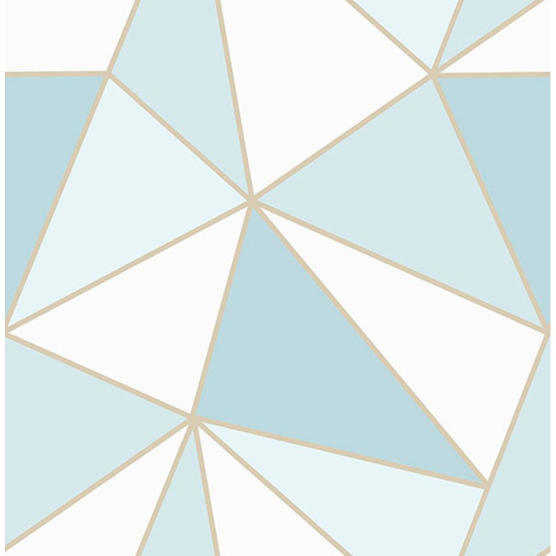 2814-24978 Apex Blue Geometric Wallpaper