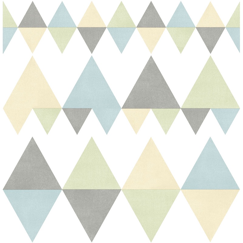 2821-25130 Trilogy Multicolor Geometric Wallpaper