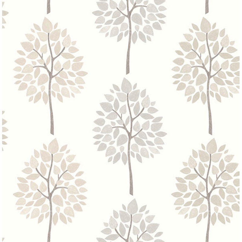 2836-24967 Ceres Grey Tree Wallpaper