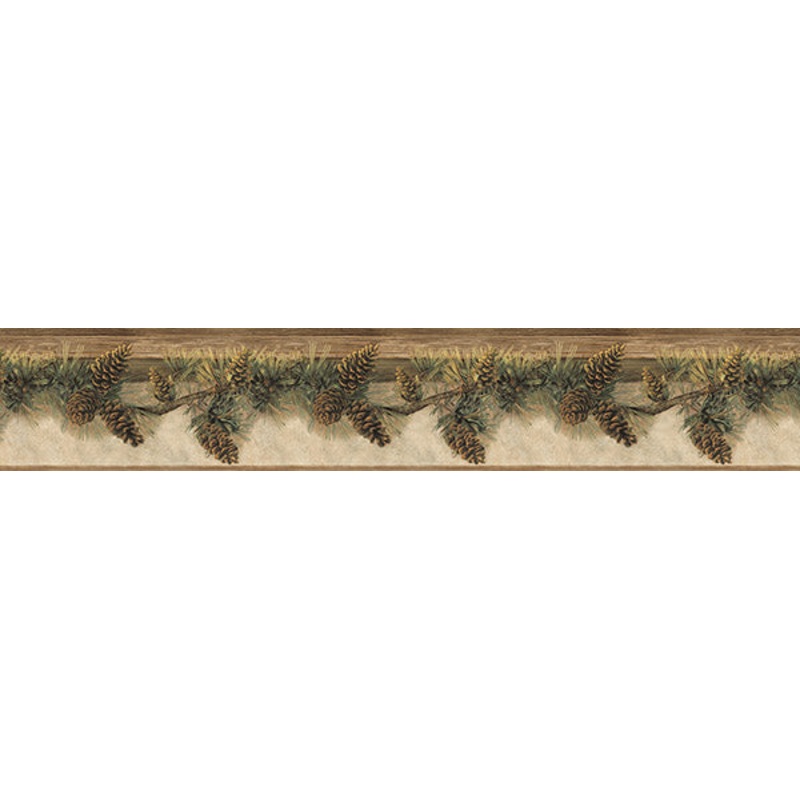 3118-01632B Pine Hill Multicolor Foliage Border