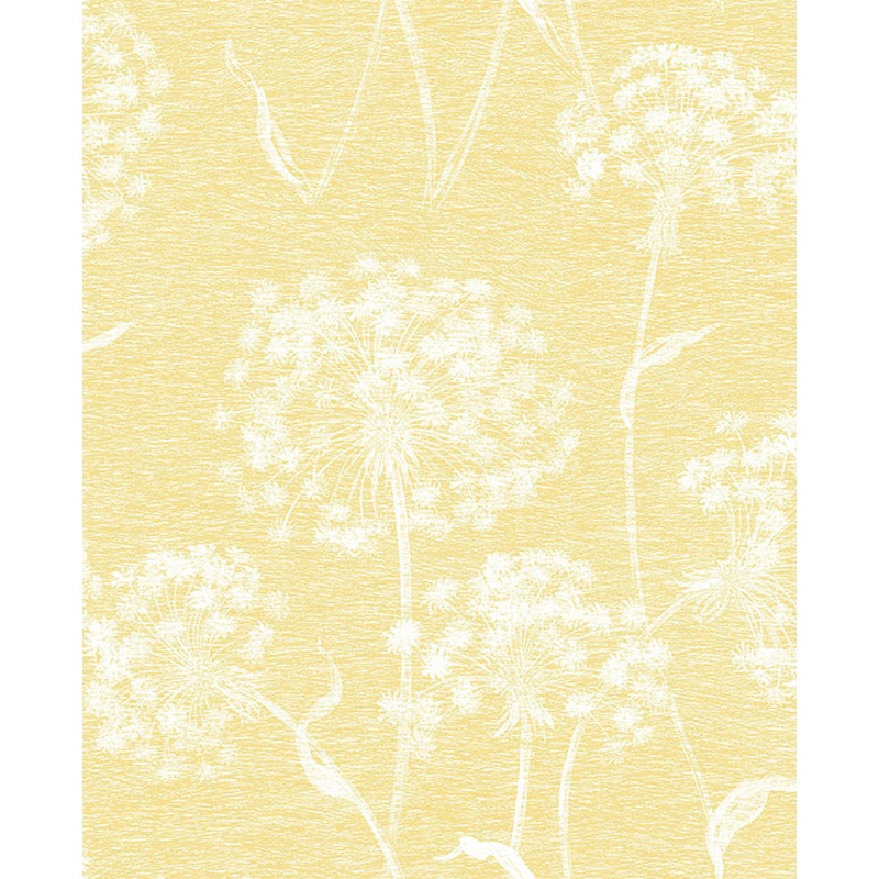 2814-24574 Garvey Yellow Dandelion Wallpaper