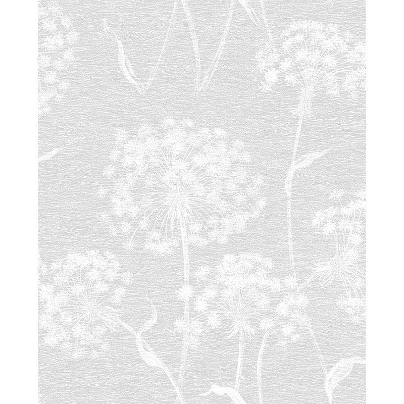 2814-24575 Garvey Light Grey Dandelion Wallpaper