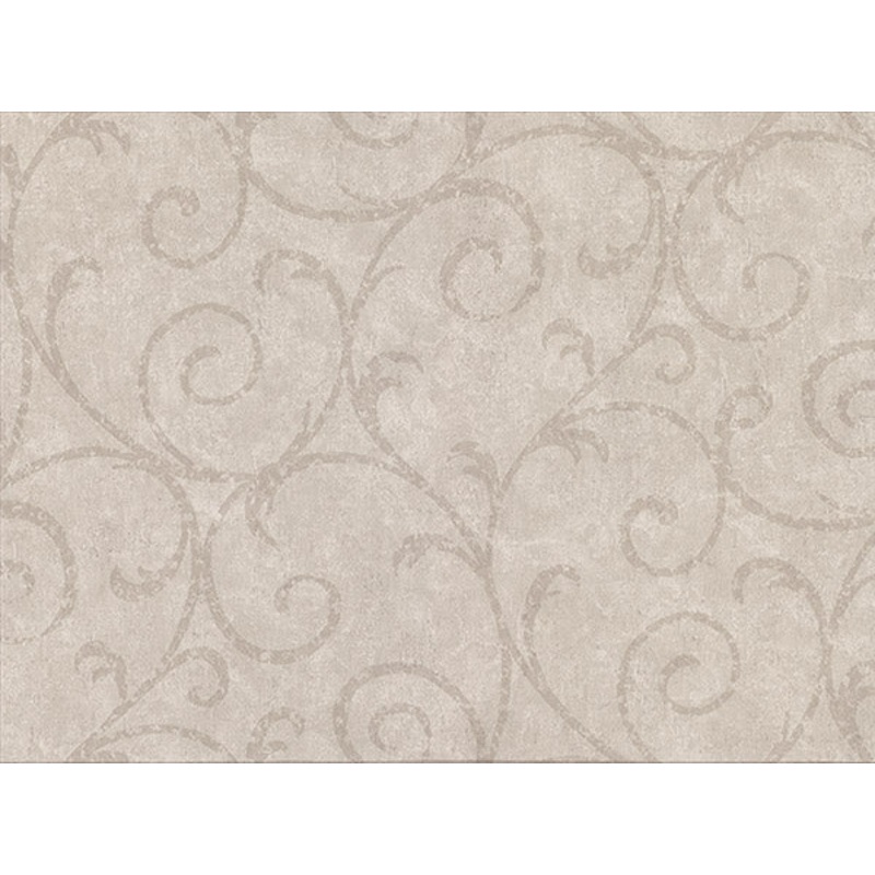 2830-2737 Sansa Khaki Plaster Scroll Wallpaper