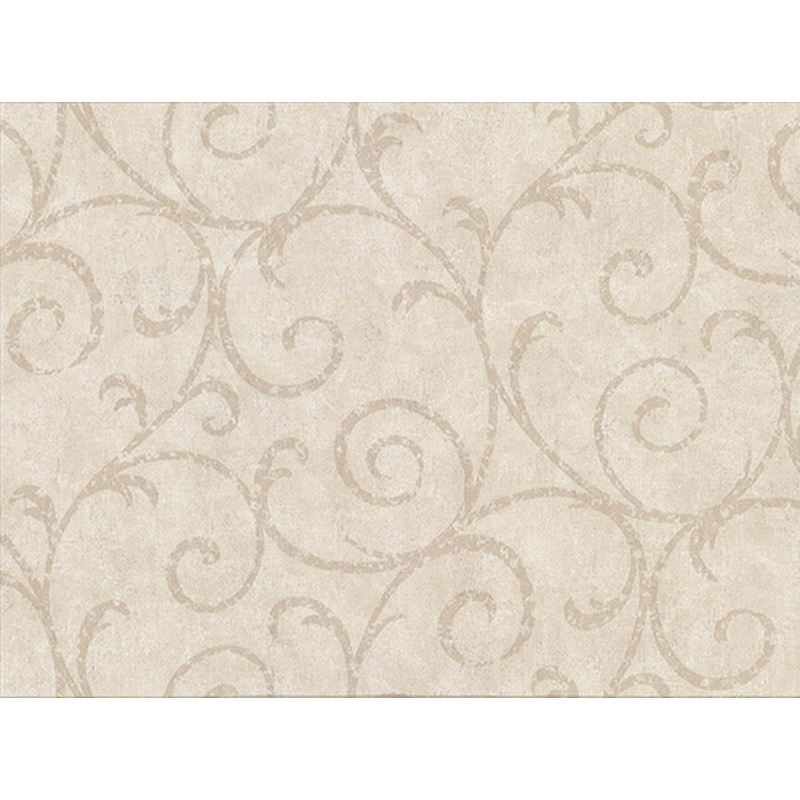 2830-2739 Sansa Beige Plaster Scroll Wallpaper