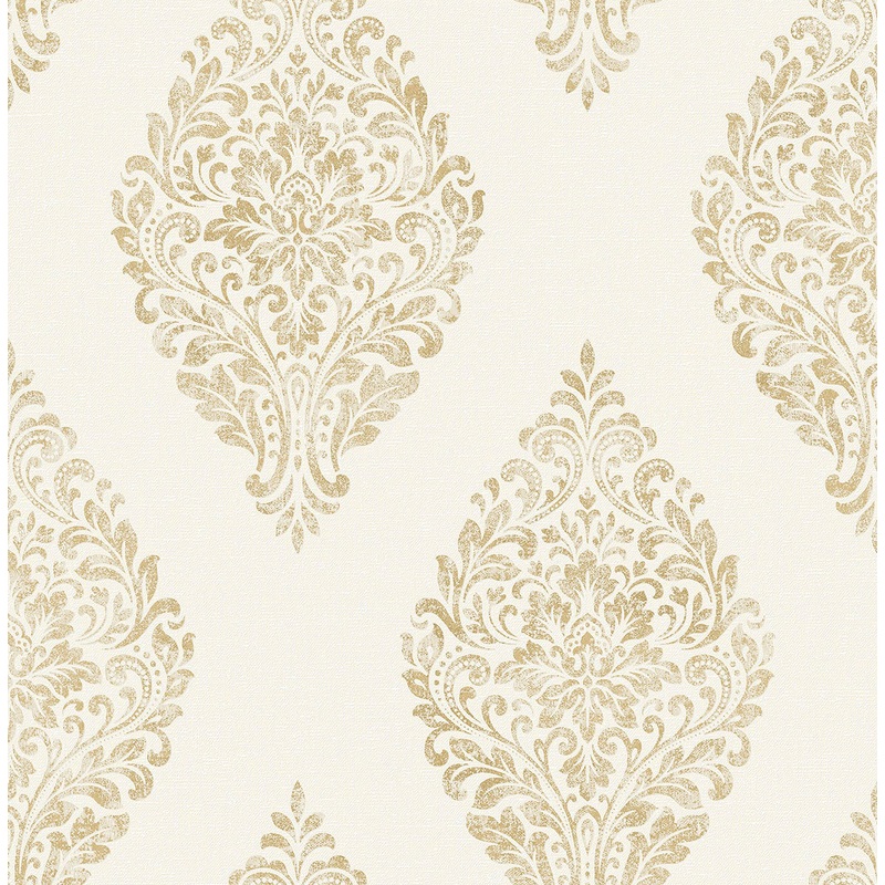 2834-25042 Pascale Off-white Medallion Wallpaper