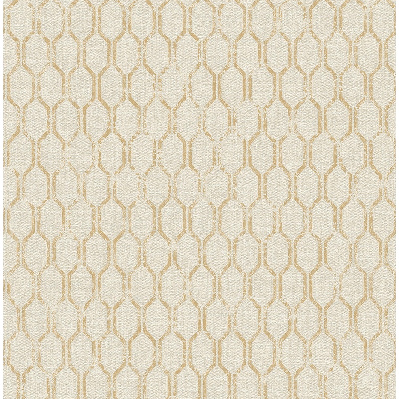 2834-25047 Elodie Neutral Geometric Wallpaper