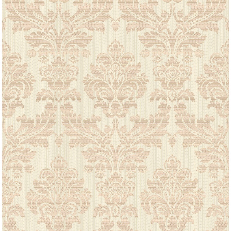 2834-25060 Piers Rose Gold Texture Damask Wallpaper
