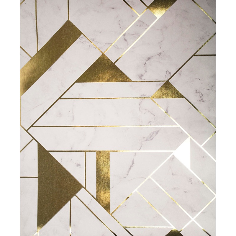 2834-M1468 Gulliver Off-white Marble Geometric Wallpaper