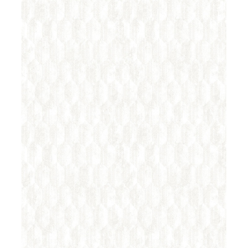 2838-IH2211 Kendall Ivory Geometric Wallpaper
