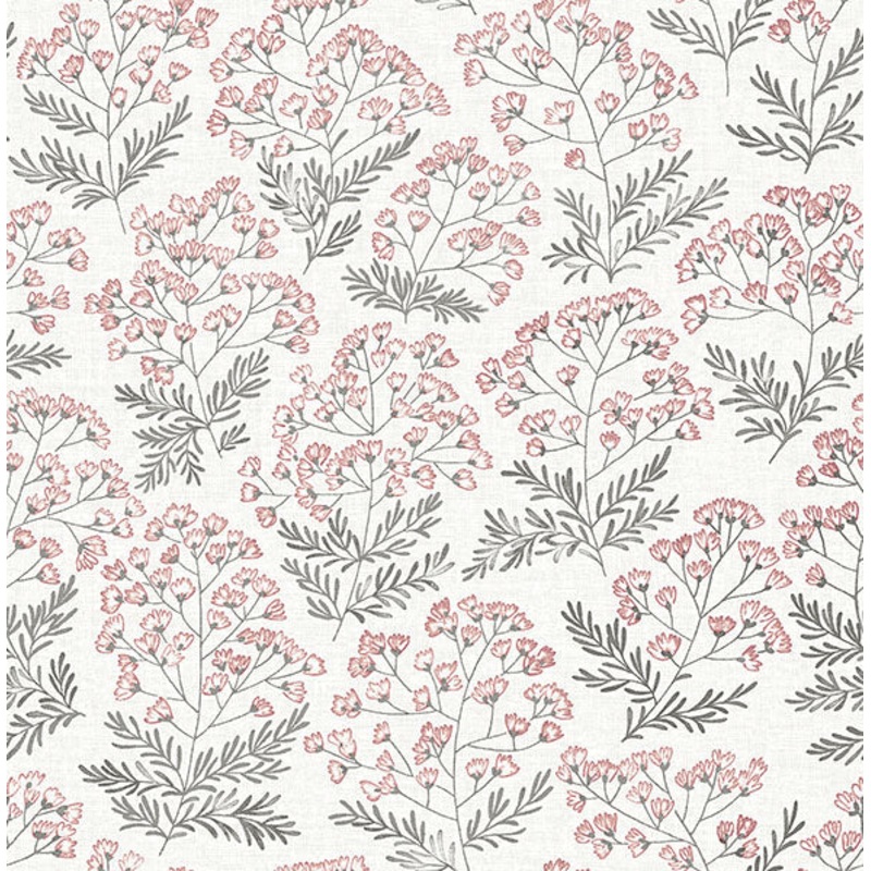 2861-25716 Floret Pink Flora Wallpaper