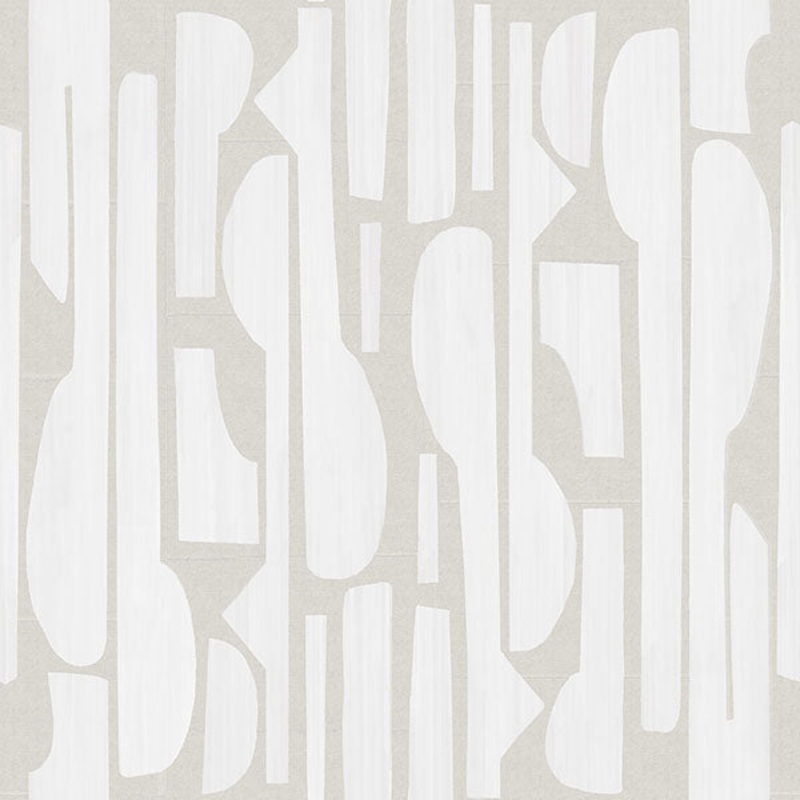 395895 White Linen Tapestry Wall Mural