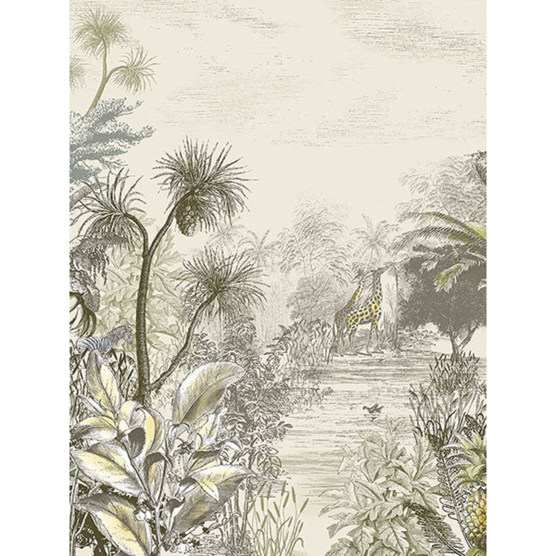 300620 Giraffe Natural Wall Mural