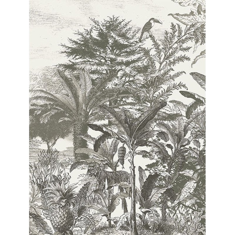 300631 Tiger Grey Wall Mural