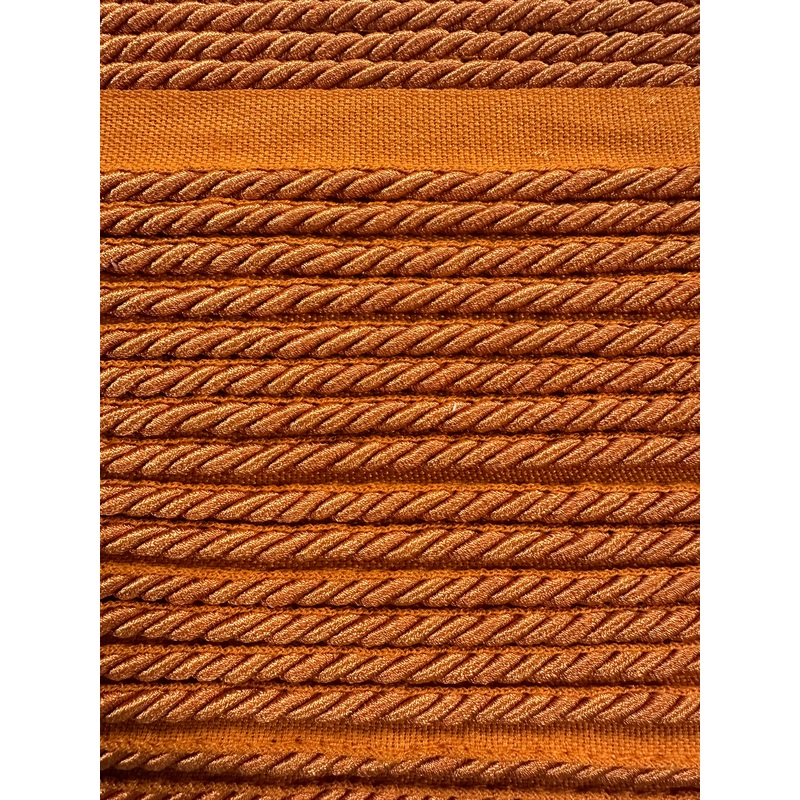 BIR806/68 Pumpkin 1/4 inch Twisted Lipcord Trim