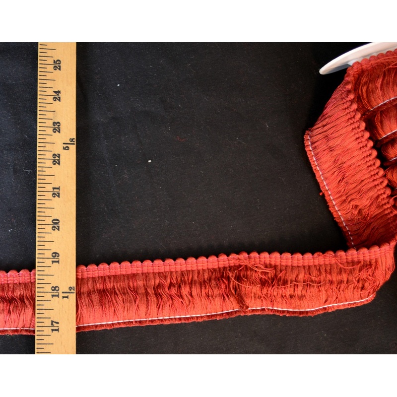 4018 88 Red Brush Fringe
