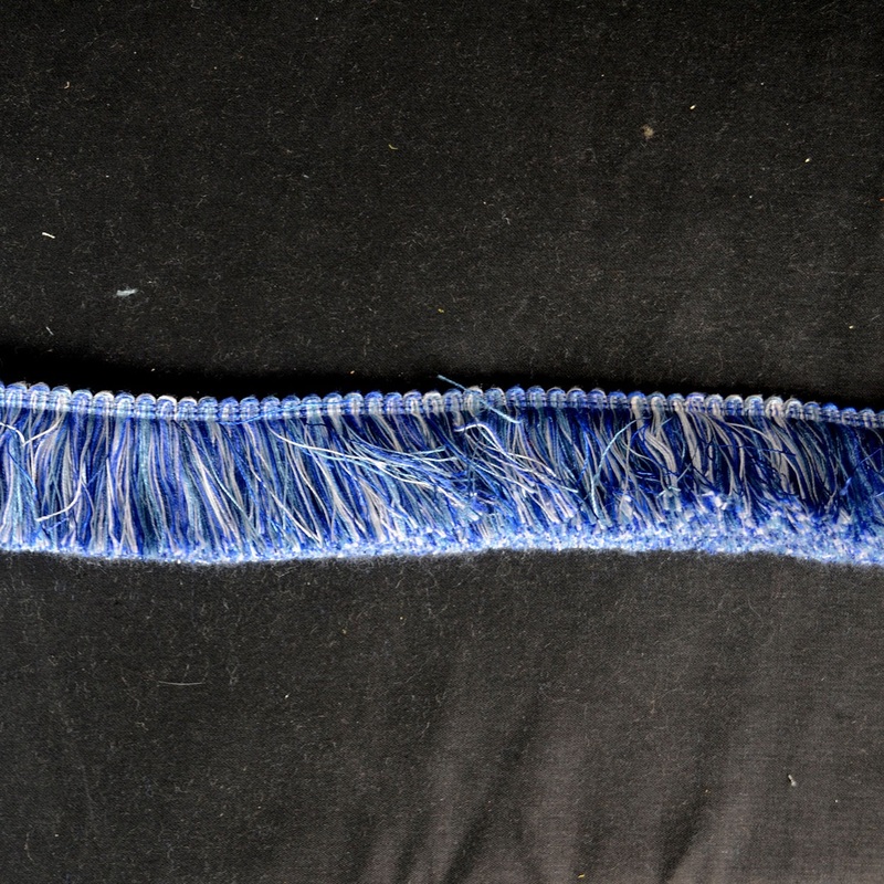 402 271 China Blue 2 inch Brush Fringe