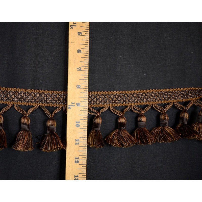 Chocolate Brown Tassel Trim BF4005/6