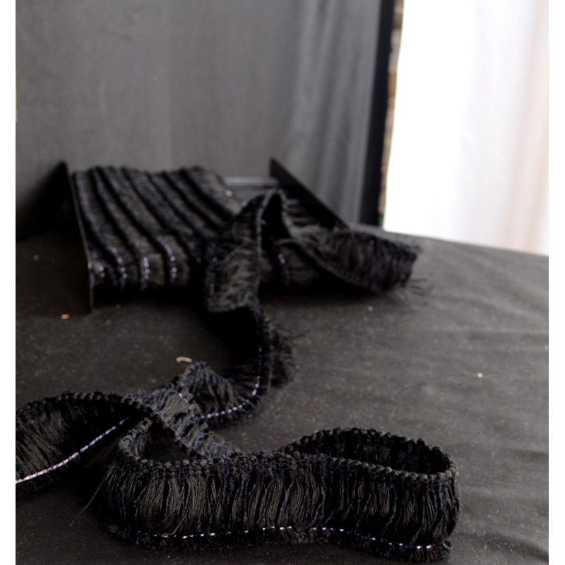 FM500 31 Black Brush Fringe