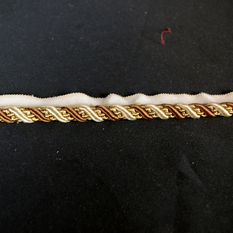Art 1010 Gold Brown Lip Cord Trim