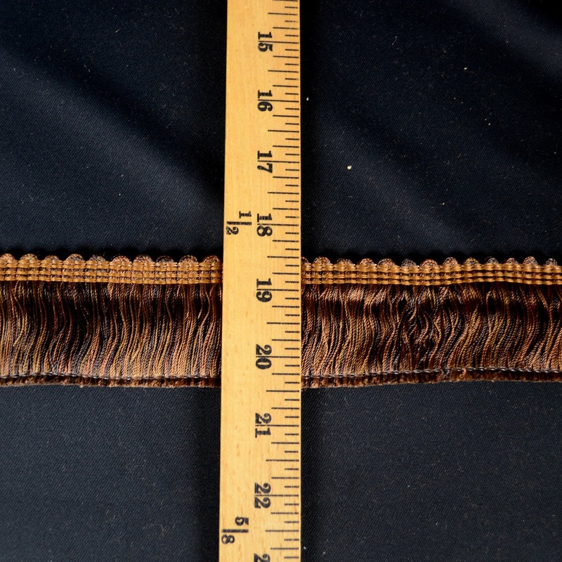 BF4004/6  Brown Brush Fringe