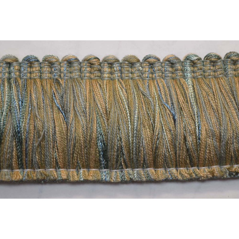 CS500/161 Blue Gold Brush Fringe