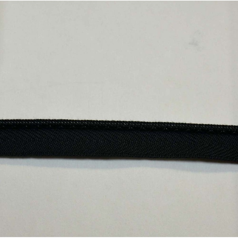 BM300 856 Black Lip Cord Trim