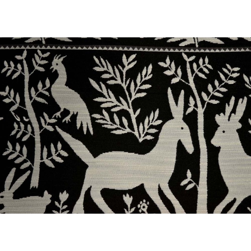 Zola Black Regal Fabric