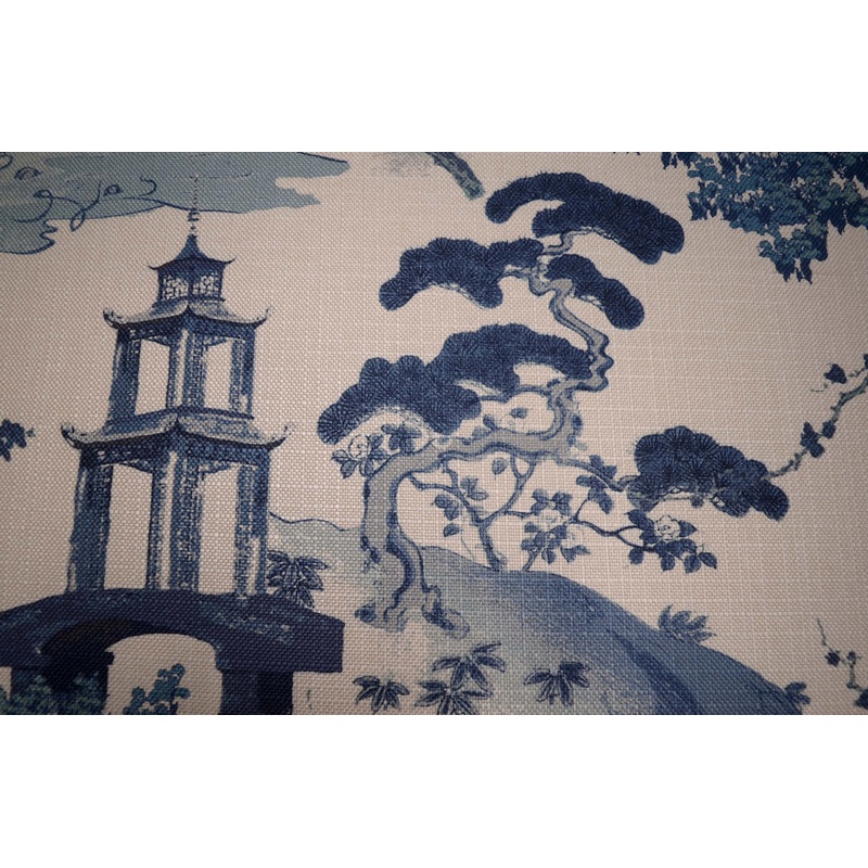 Zen Indigo Regal Fabric