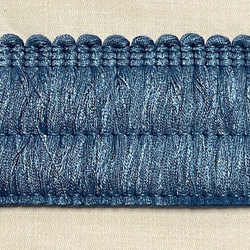 BIR606/50 Blue 2 inch Brush Fringe