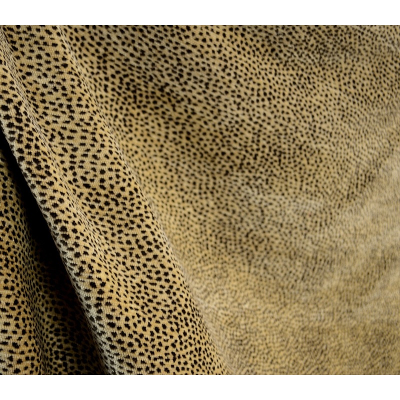 Siamese Nugget Reversible Chenille Animal Print Upholstery Fabric