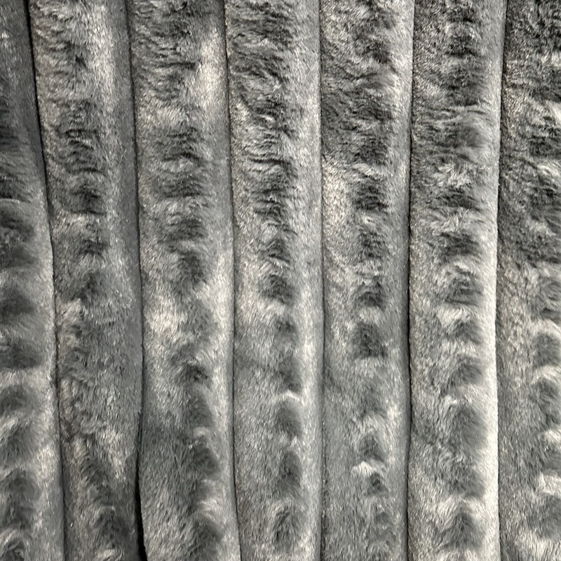Wide Corduroy Fur Chinchilla Jays Text
